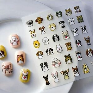 Dog nail decor